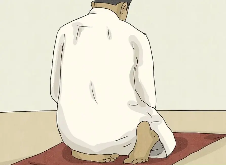 Sitting for the Tashahhud in Salah