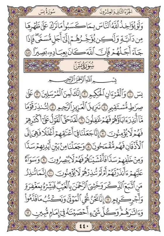 Surah Yasin the best Surah for Anxiety