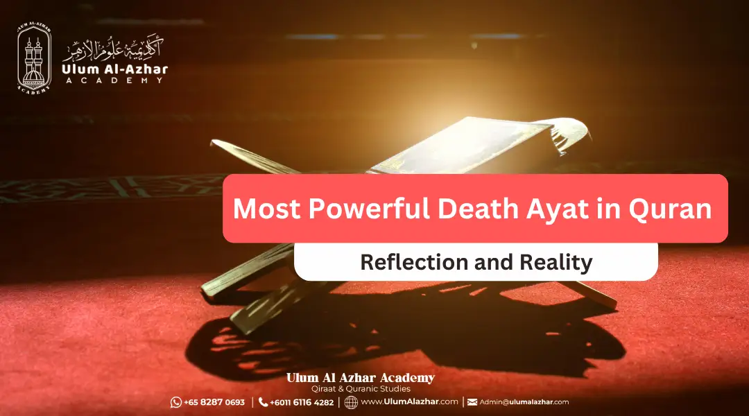 A powerful depiction of death ayat in quran, emphasizing its significance and impact on believers.