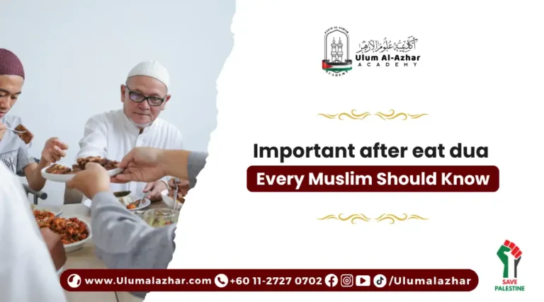 Important after eat dua Every Muslim Should Know