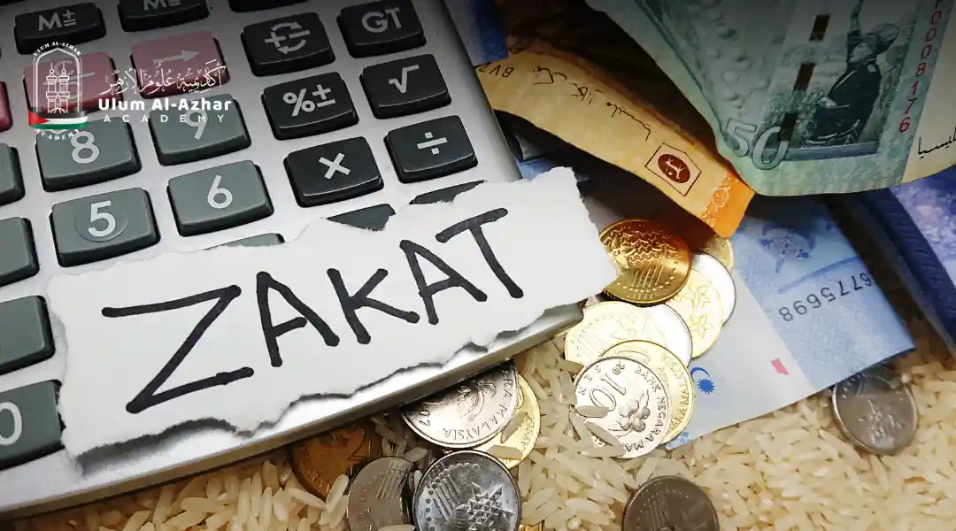 kalkulator dan wang tunai untuk pengiraan nisab dan jumlah zakat