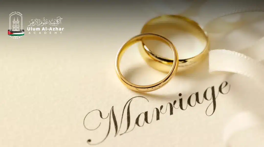  Wedding rings with the word ‘married’, symbolizing Islamic marriage and lawful union in Islam