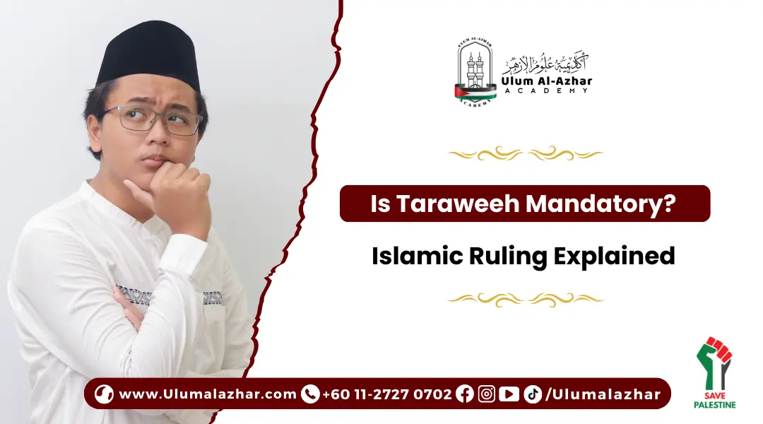 Muslim man asking is taraweeh mandatory in Ramadan