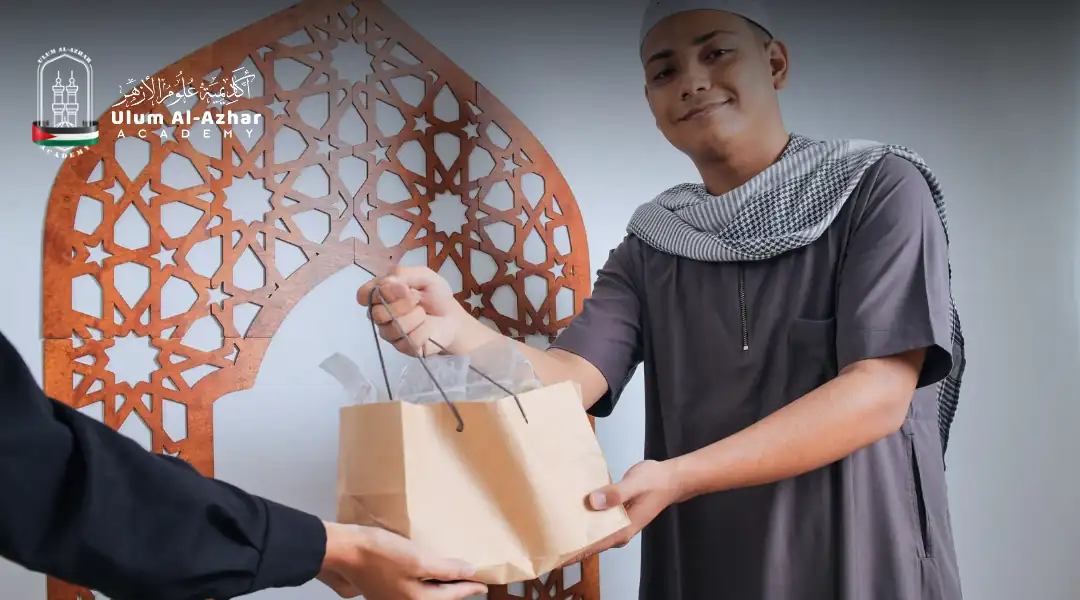 Distributing zakat eid ul fitr to help the poor celebrate Eid