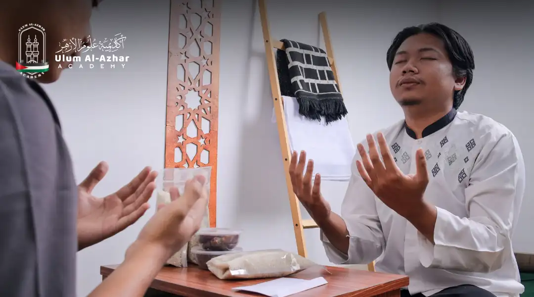 Family preparing zakat eid ul fitr donations during Ramadan