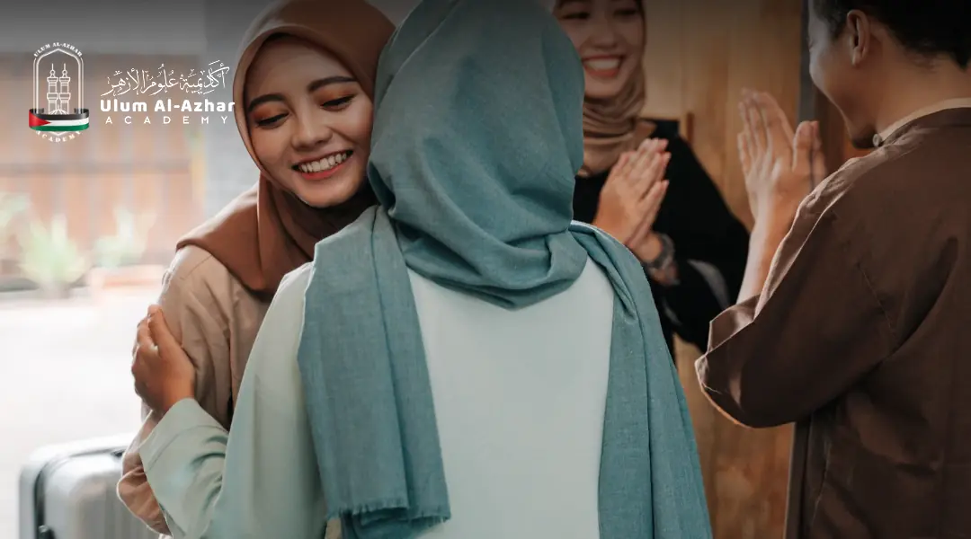 Muslims gathering for end of ramadan celebrations after Eid prayer