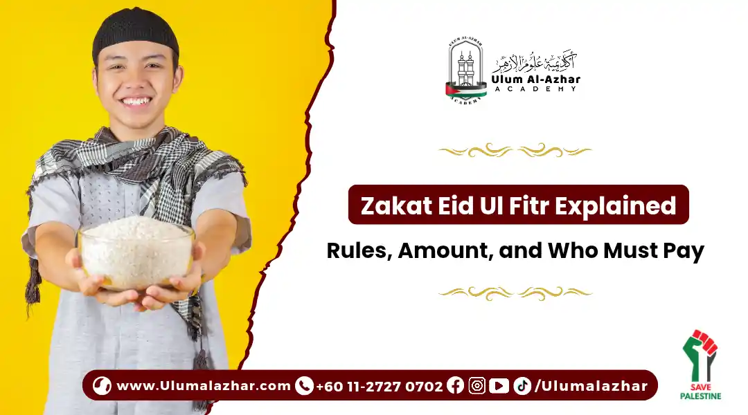 Muslims giving zakat eid ul fitr charity to the poor before Eid prayer