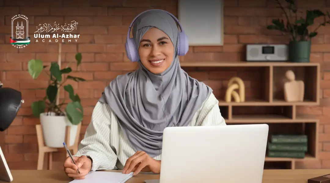 Teacher guiding kids in a hifz program online session