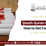 Certifications after ijazah quran online course