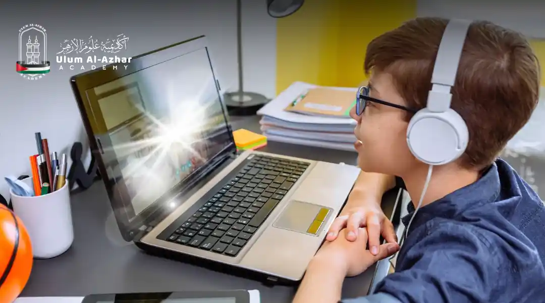 Child learning tajweed through quran study online classes