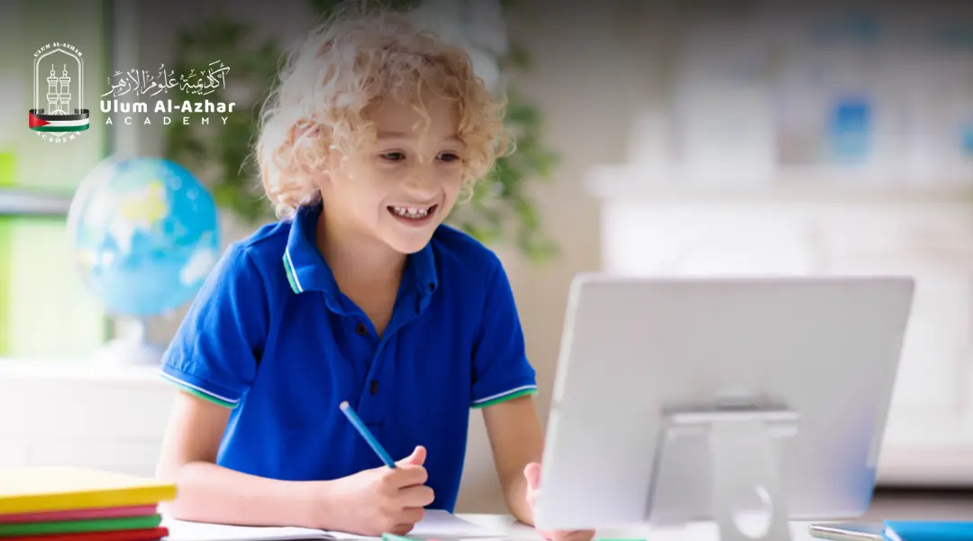 Children learn Arabic through interactive lessons