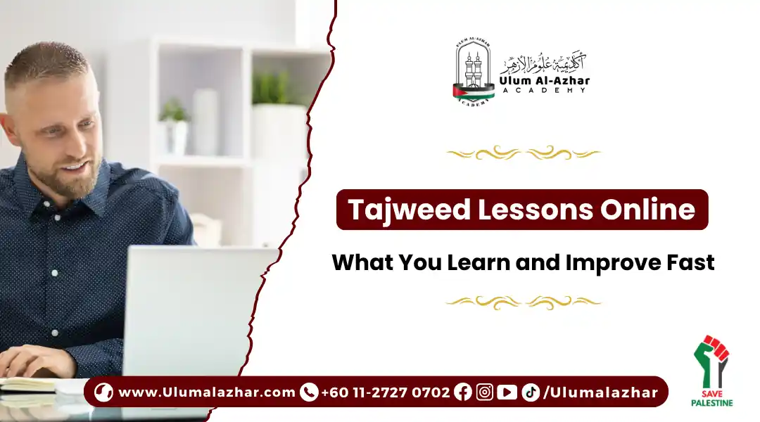 Live tajweed lessons online with certified Quran teacher